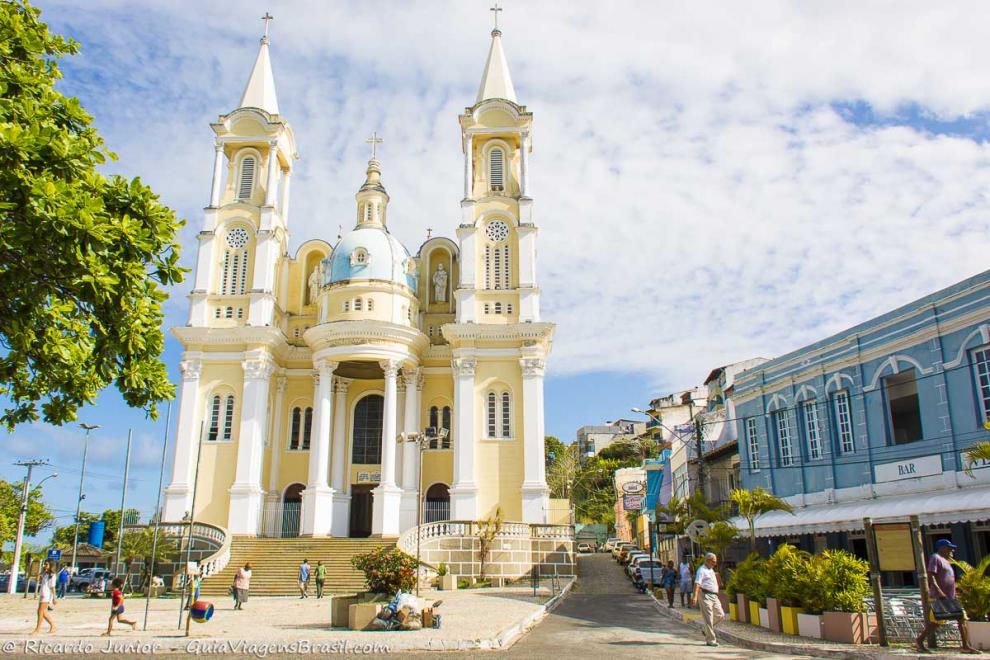 Imagem da linda igreja histórica no centro de Ilhéus.